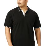 Plus Size Tipped Polo