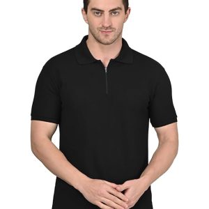 Zipper Collar Polo